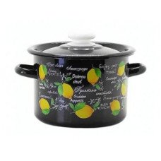 Каструля Idilia 3 л 1612/4 Фреш-Лимон Чорна 43362