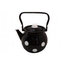 Чайник сферический Idilia 3,5 л 27130/4 Белый черный горох 41384