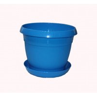 Горщик для квітів Квітник Перлина 22 см з підставкою