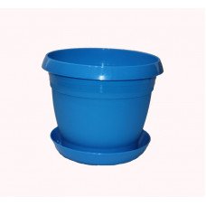 Горщик для квітів Квітник Перлина 22 см з підставкою