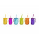 Кружка стеклянная Herevin Coloured Mug Mix 370 мл 111763-300