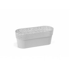 Горщик для квітів Ламела Роса 30 см овальний 653