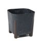 Горщик для квітів Ламела Фріда ЕКО Recycled  квадратний 36*36 см 242 - Сірий Бетон