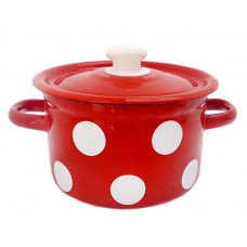 Каструля Idilia 3 л 1612/4 Білий горох Червоний 39335