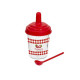 Банка з ложкою Herevin Jam Strawberry 0,32 л 131510-002