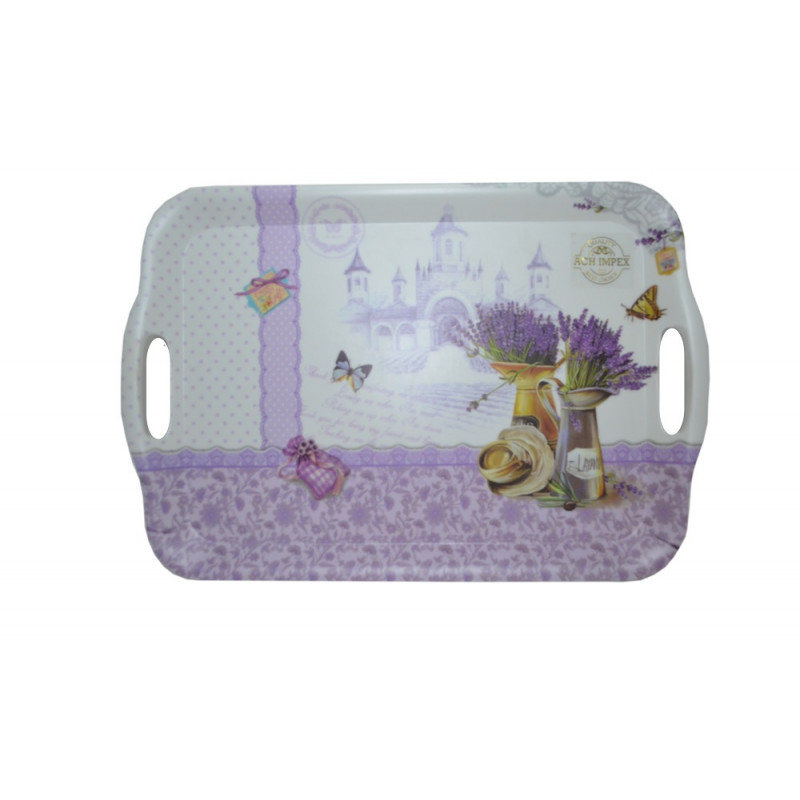 Піднос з ручками Ach Impex 35,7*25,5*2,3 см Лаванда Нова 886349 M40297 