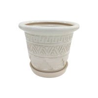 Набір горщиків КООП Бантик 3 пр h-16/12/10 см Греція Білий 0117