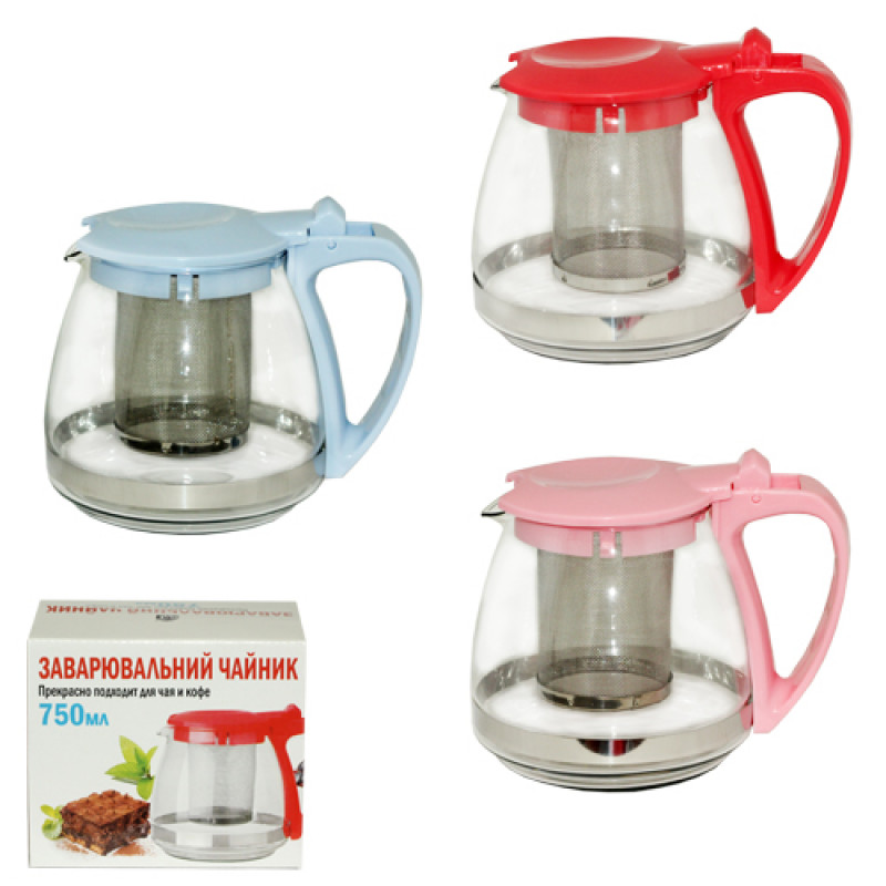 Чайник-заварник SNT 750 мл 9109 - Зелений металік