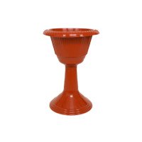 Горщик на високій ніжці Консенсус Полоса 43 см  №2