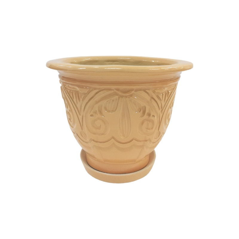 Набір горщиків КООП Вена 3 пр h-17/15/11 см Сахара 0008 - White