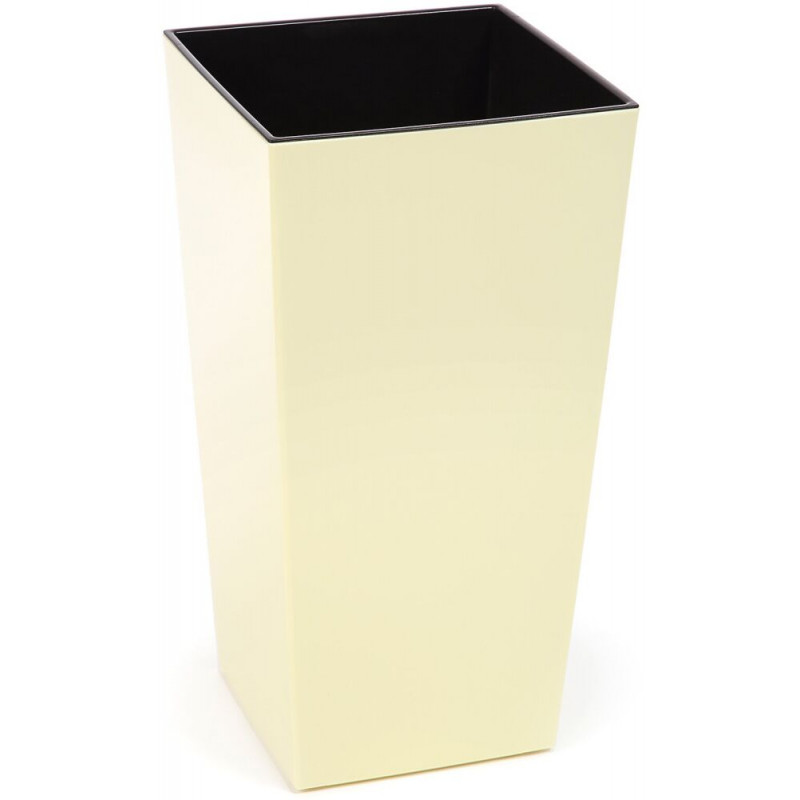 Горщик терасний Ламела Фінезія 25 см з вкладом 533  - Персиковий-фіолетовий