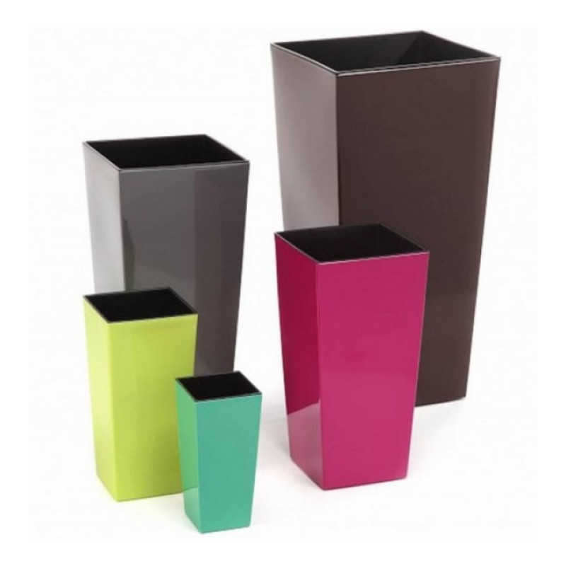 Горщик терасний Ламела Фінезія 25 см з вкладом 533  - Каміння