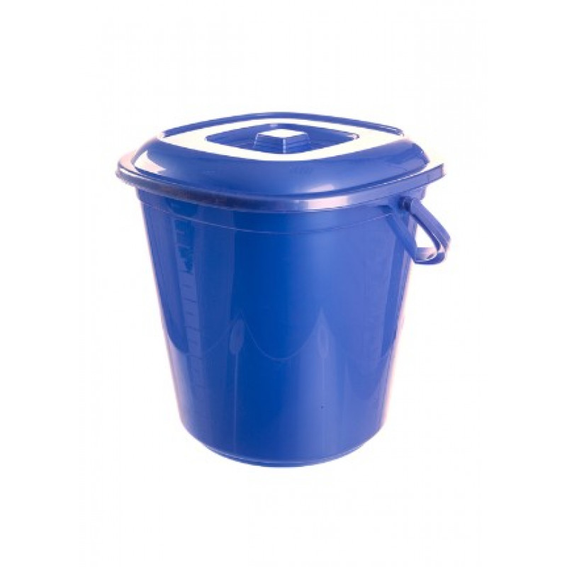 Ведро с крышкой Senyayla Smart 13,5л №3 3060 - Синий