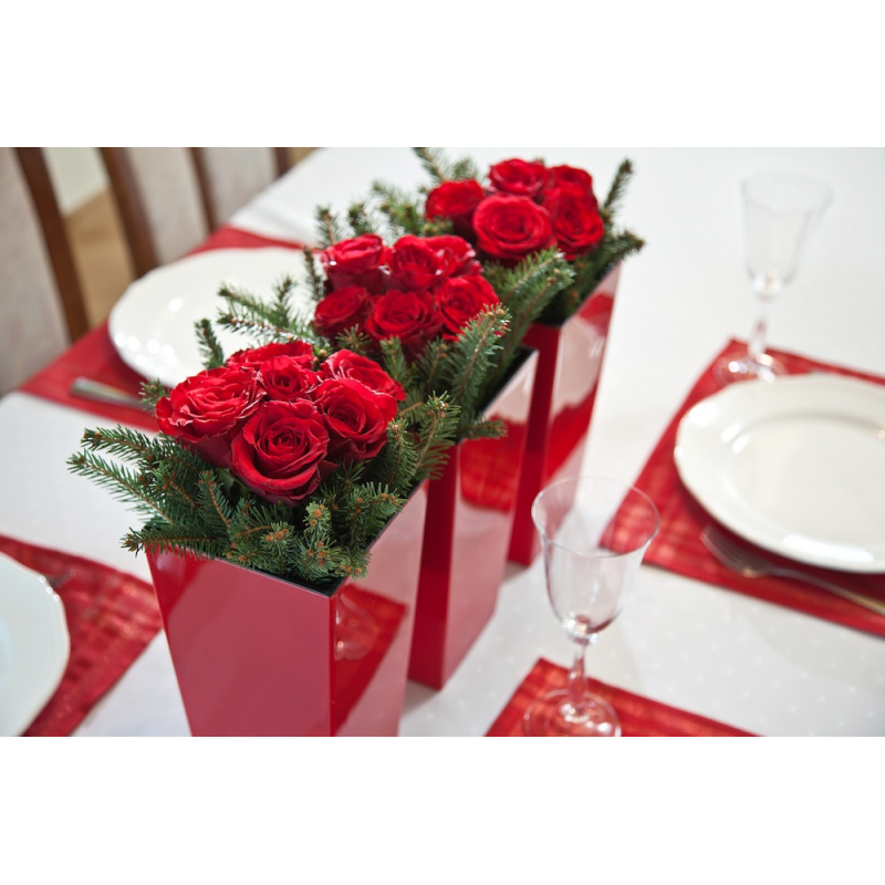 Горщик терасний Ламела PL Фінезія 14 см з вкладом 531 - Бірюзовий