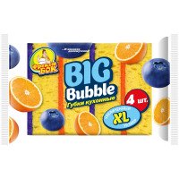 Губки кухонні пористі Фрекен Бок Big bubble 4 шт