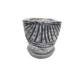 Горщик Сицилія Пальма сіра 13 см - Мокко