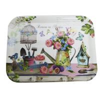 Піднос Вг-Мікс 38,4*28,5*2 см Квіти у вазі 100463 