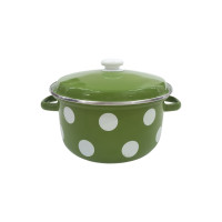 Каструля Idilia 4 л 1814/4 Білий горох Зелений 40290
