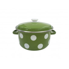 Каструля Idilia 4 л 1814/4 Білий горох Зелений 40290