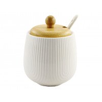 Цукорниця з деревяною кришкою Interos 350 мл PJ03431-1 