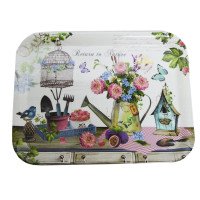 Піднос Вг-Мікс 38,4*28,5*2 см Квіти у вазі 100463 