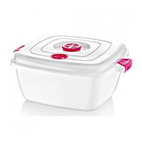 Контейнер Irak Plastik 1,8 л з зажимом квадрат SA-660