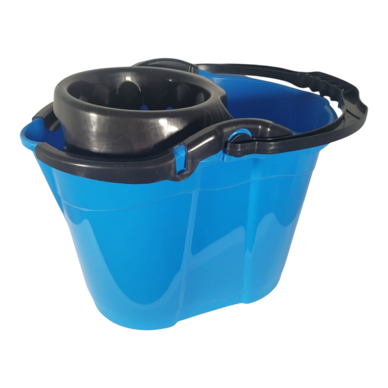 Відро з віджимом Plastics Craft 14 л ПГ-1089 - Білий/сірий