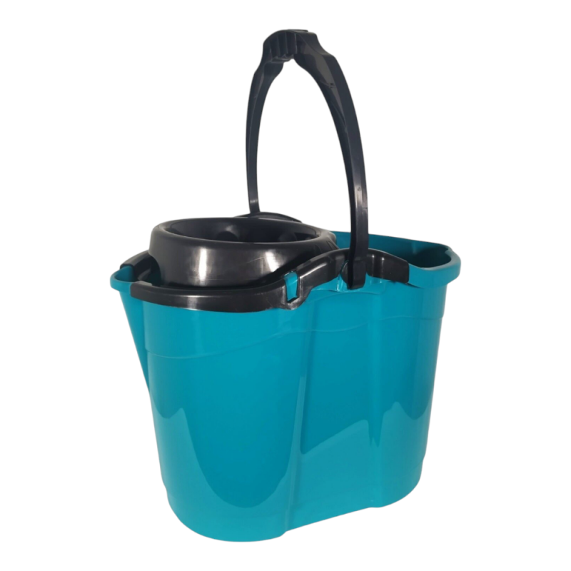 Відро з віджимом Plastics Craft 14 л ПГ-1089 - Білий/сірий