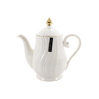 Чайник-заварник фарфор Interos 1 л  Хвиля Снігова Королева LTSL-Q0122-A