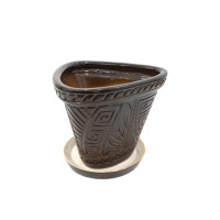 Набір горщиків КООП Тенеріфе 4 пр h-24/18/14/11 см Лабіринт Ретро 0103