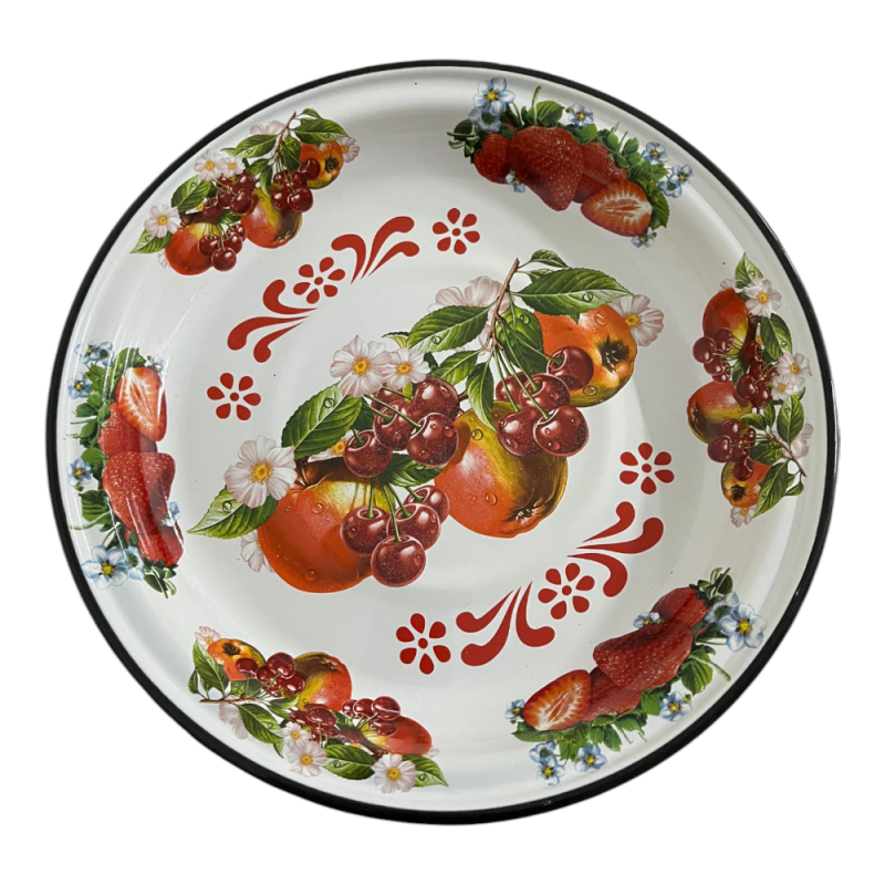 Блюдо-тарілка Idilia 1,5 л 0808 Декор 10573  - Антрацит