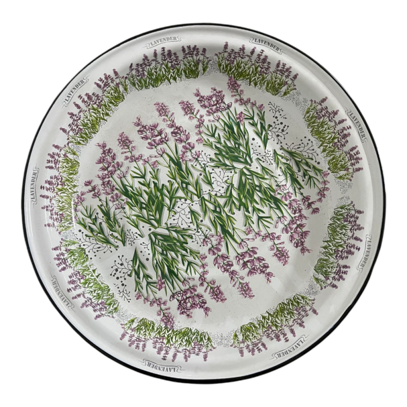 Блюдо-тарілка Idilia 1,5 л 0808 Декор 10573  - Антрацит