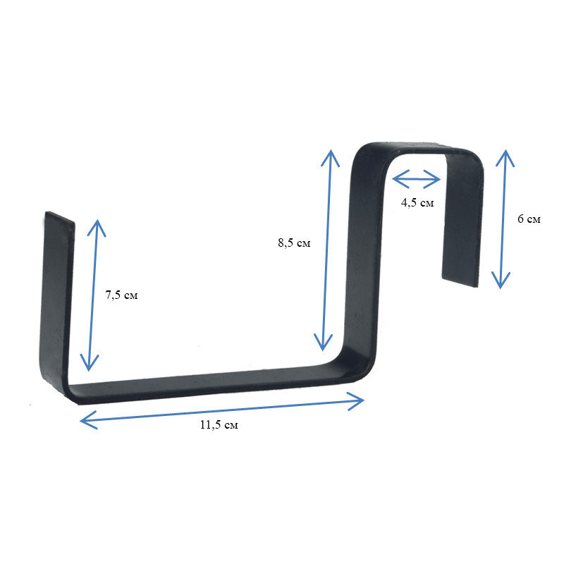 Держатель для балконного ящика Вг-Микс металлический - Теракотовий