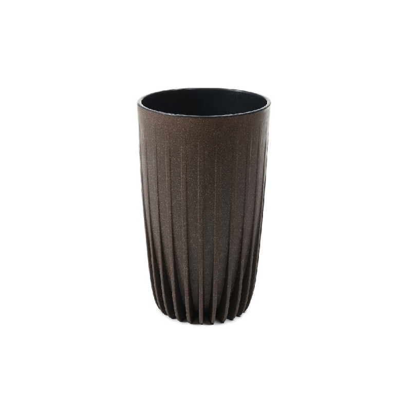 Горщик для квітів Ламела Міра ЕКО Coffee 30 см високий 989 - Фраппе