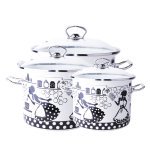 Набір каструль Idilia №1500 Кітчен 31381 - Blue