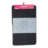 Коврик для ванной Maximus 67*120 см Поли 2513 Black