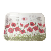 Поднос Вг-Микс 39,5*29*2,3 см Маки 156224