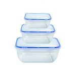 Набір контейнерів герметичних StarsPlast 3 шт 0,4*0,8*1,4 л 94071 - Рожевий