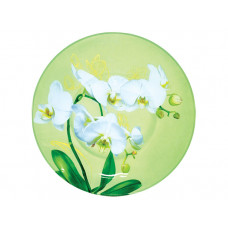 Блюдо стеклянное Lumines 30 см Орхидея S3012/W024
