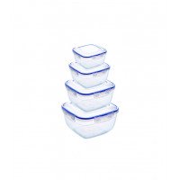 Набір контейнерів герметичних StarsPlast 4 шт 0,5*0,9*1,5*2,4 л 94096