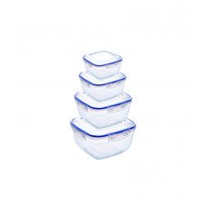 Набор контейнеров герметичных StarsPlast 4 шт 0,5*0,9*1,5*2,4 л 94096