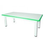 Стіл Irak Plastik дитячий з телескопічними ніжками CM-325 - Лимонний