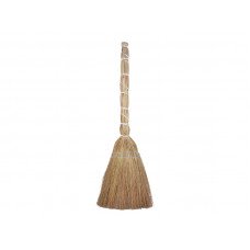 Веник сорго Малый 2 шва с натуральной ручкой
