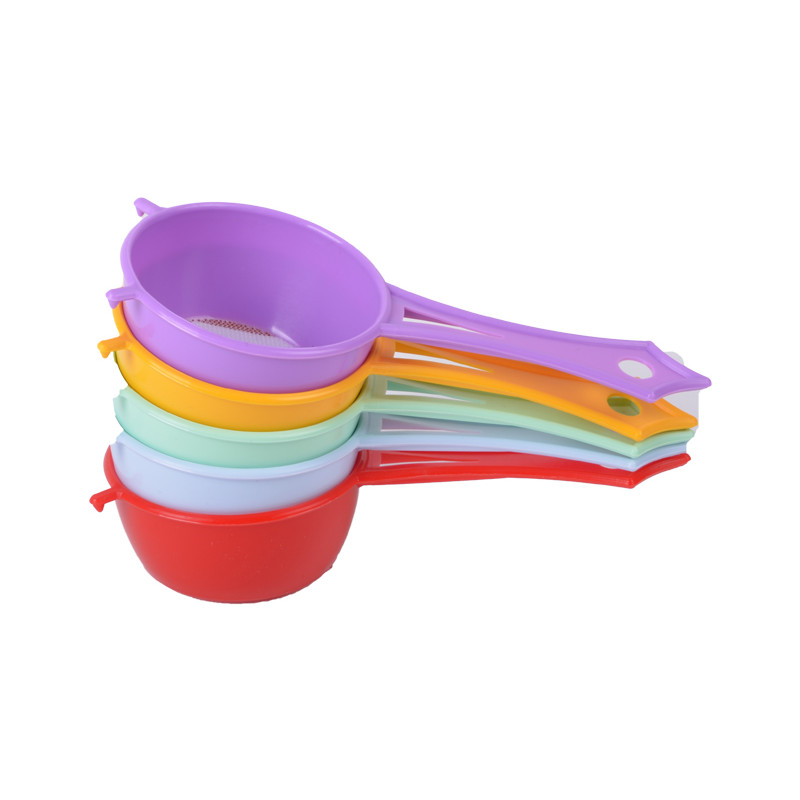 Сито з ручкою IL-PE 14 см пластмасове - Сірий металік