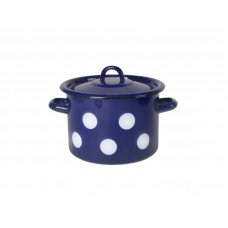 Кастрюля Idilia 3 л 16121/4 Белый горох Синий 43363