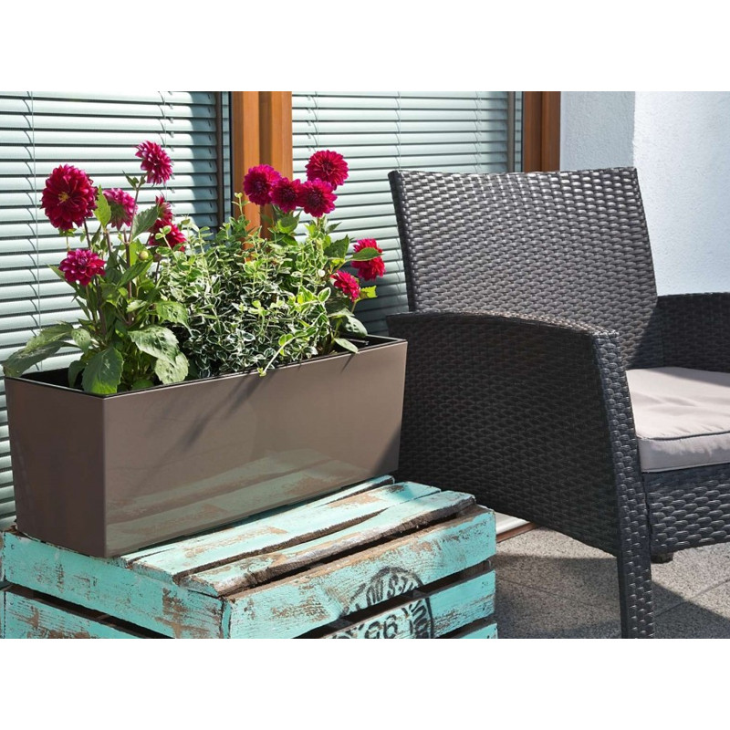Горшок террасный Ламела Бегония 56 см с вкладом 556
