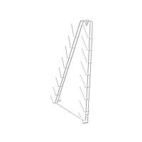 Сушилка для крышек Toth 45*25*8 см металлическая 700341