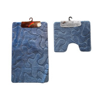Набір килимків для ванної 60*100 см Banyolin Класік Голубий 2 пр 162-Blue
