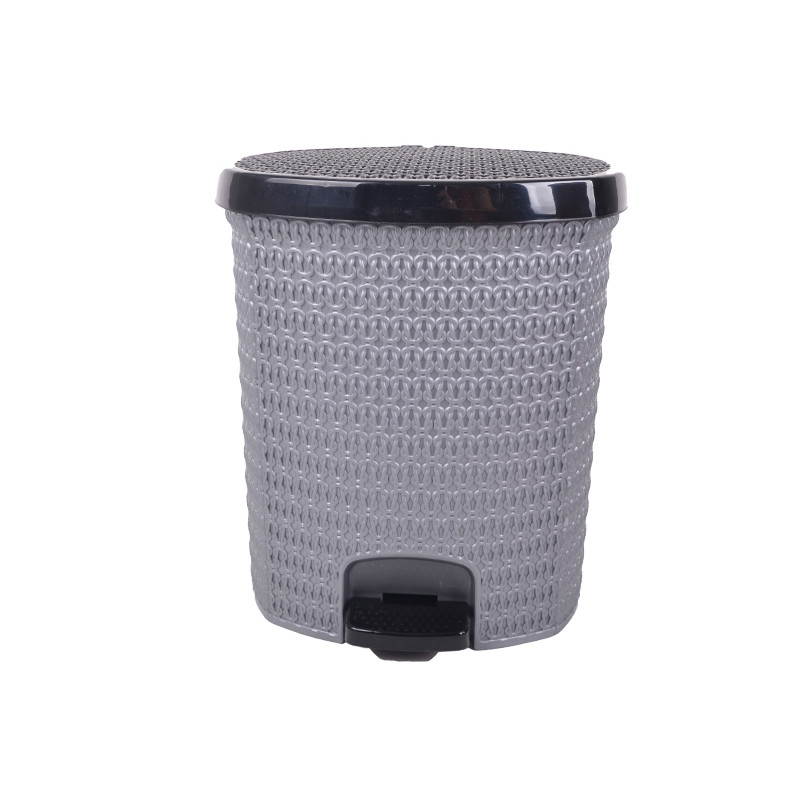 Відро на педальці StarsPlast 12 л 94045 - Рожевий Прозорий