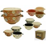 Набір мисок із ручками 2 шт мокко 3637 - Мікс